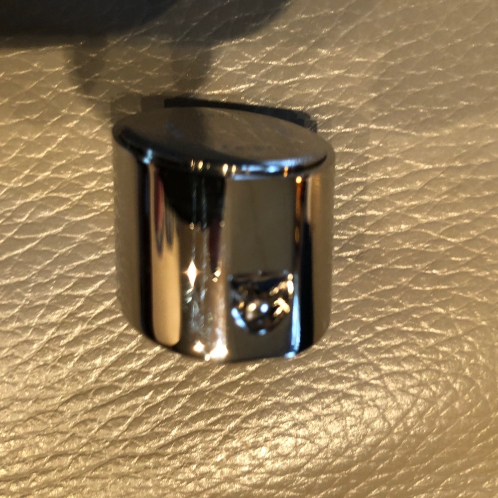 Movado Mini stainless steel desk clock - Picture 3 of 5